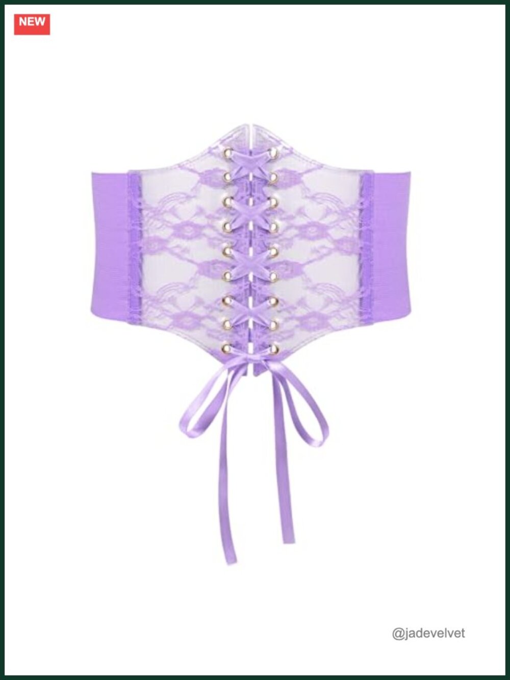 Faux Leather Lace-Up Elastic Corset Waist Belt Wide Vintage Costume Accessory